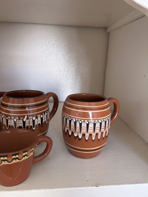 Boho ceramic set used