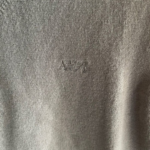Armani Jeans wool knit sleeveless top used, size S, beige