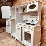 Children's kitchen new with dimensions 98x91x28.5 cm