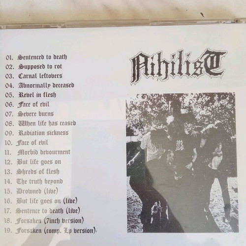 Nihilist Entombed Demos CD like new, metal