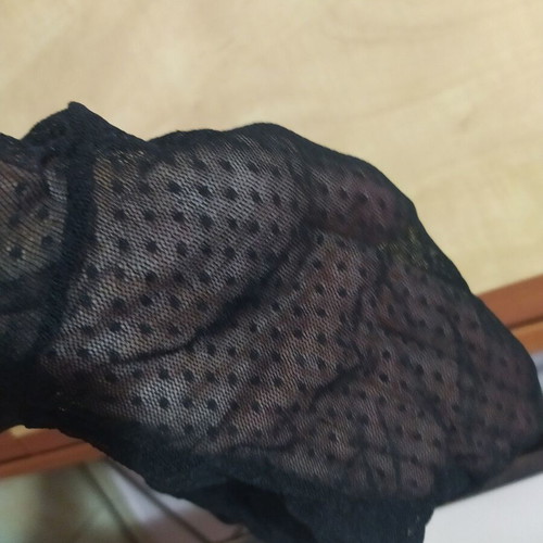 Helios black bodysuit like new with mesh sleeves and neckline