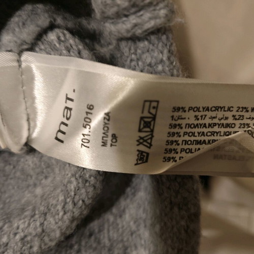 Mat Fashion oversized blouse in grey purple, like new, size L