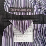 Carlo Pignatelli blazer new, black, size Large, wool