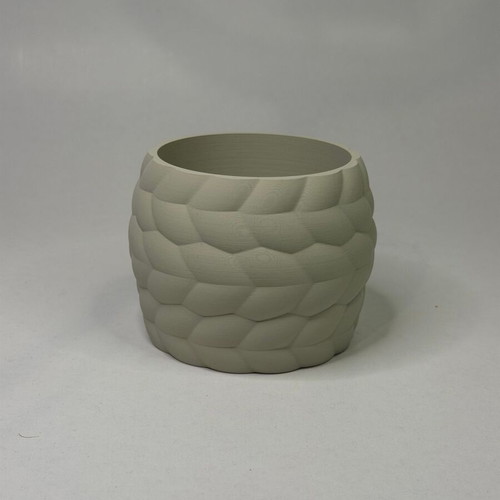Aura planter new, modern 3D printed decorative with organic design small