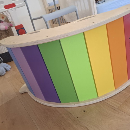 Climbing Arch Montessori Rainbow Rocker like new