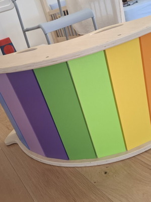 Climbing Arch Montessori Rainbow Rocker like new
