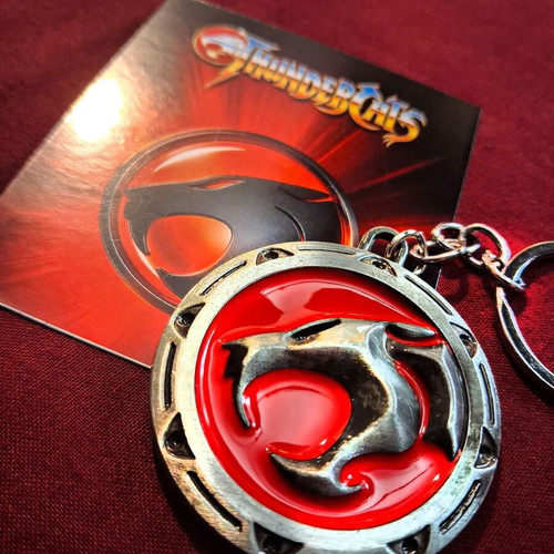 Thundercats Metal Embossed Keychain double-sided new