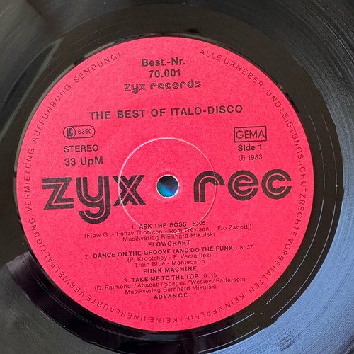 The Best Of Italo-Disco 2xLP 1983 near mint