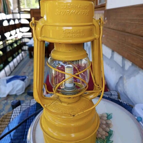 Vintage German Lamp used with EU plug and cable