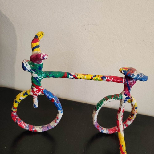 Handmade collectible painted bicycles by Andreas Psarakos new