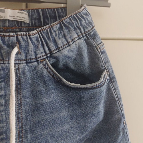 Bershka Jeans Jogger Size XS Like New Blue