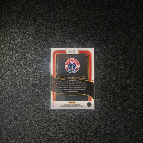 2024-2025 Panini Select Silver Rookie Alexandre Sarr Premier Level new