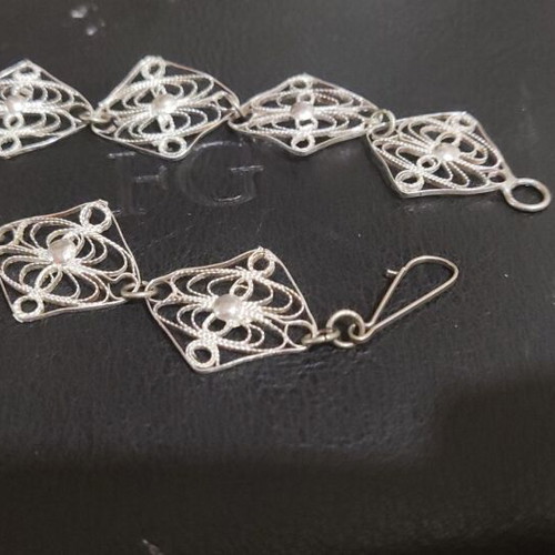 Silver 925 bracelet handmade filigree new