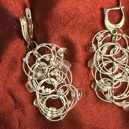 Etalon Jenavi silver earrings new with unique design