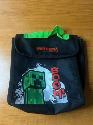 Minecraft Creeper τσάντα φαγητού μεταχειρισμένη, επίσημη μονωμένη