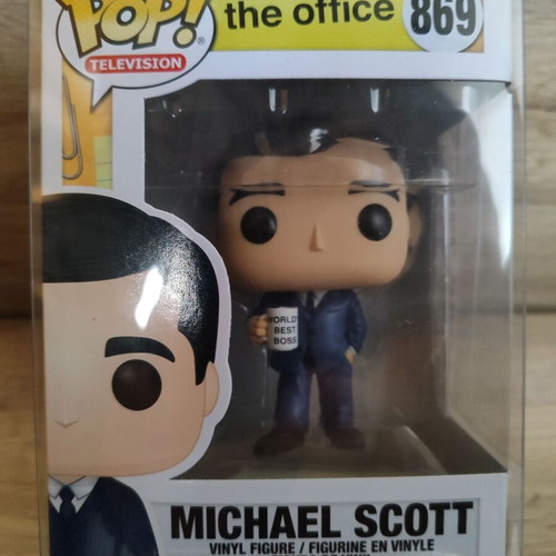 Funko POP! Michael Scott with mug like new