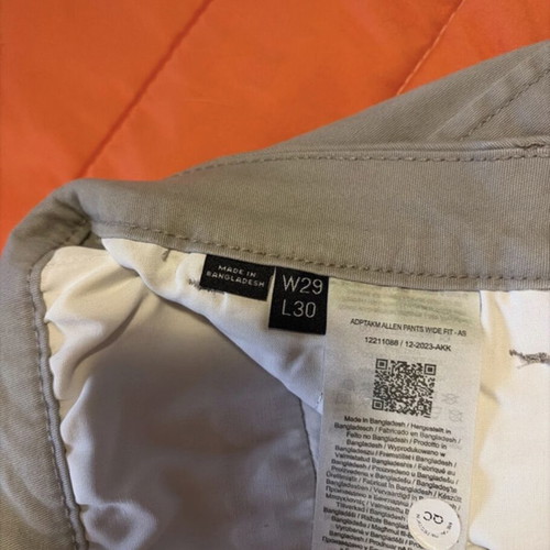 Adapt ASOS men's fabric pants gray, like new, size M