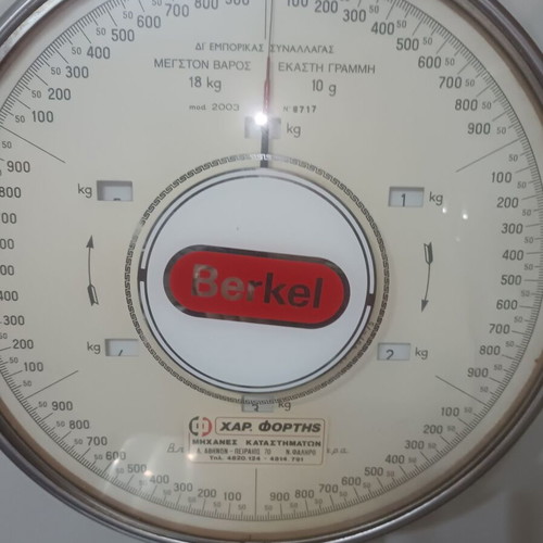 Berkel vintage professional scale 18kg inox used