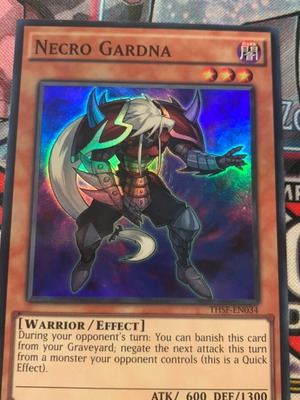 Necro Gardna Yu-Gi-Oh! card like new, Edison