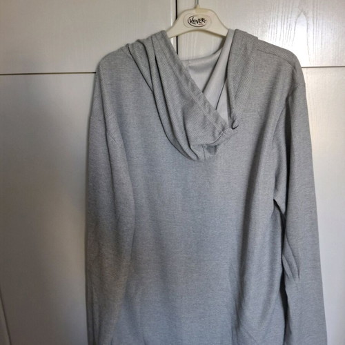 Gray hoodie with zipper new, size XL