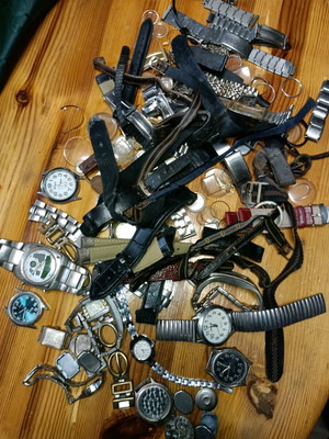 Watches and parts for restoration used