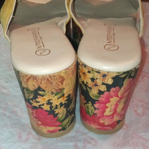 Nitro Fashion platforms new, suede leather, size 40, yellow