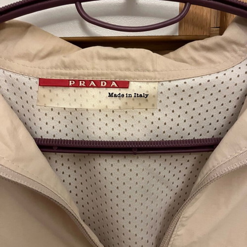 Prada bomber jacket καινούργιο, μπεζ, μέγεθος L