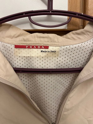 Prada bomber jacket καινούργιο, μπεζ, μέγεθος L