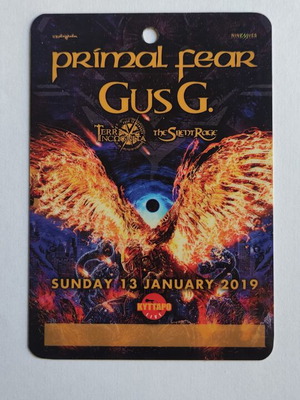 Photopass Primal Fear and Gus.G from Kyttaro Club 2019 like new