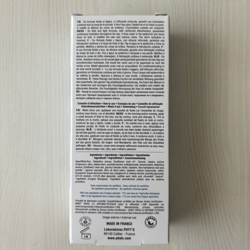 Phyt's 24H Moisturising Fluid new organic skincare