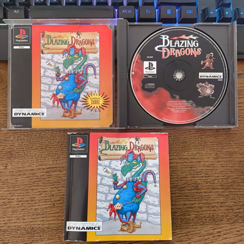 Blazing Dragons PS1 used adventure game