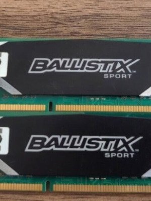 Crucial Ballistix Sport DDR3 16GB (2x8GB) 1600MHz μεταχειρισμένο RAM κιτ