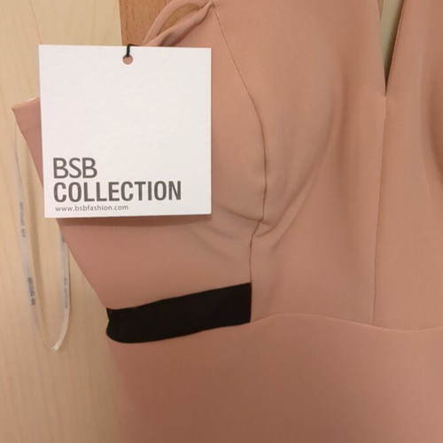 BSB mini dress with cut-outs, powder pink