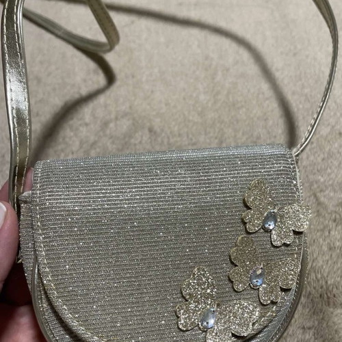 Monsoon Angels kids crossbody bag like new with gold glitter