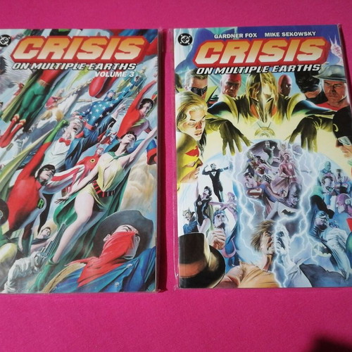 Crisis On Multiple Earths comic volumes 1 and 3 like new