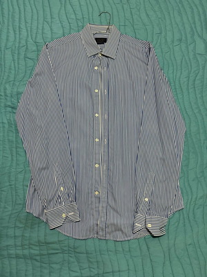 Zara Man striped slim fit shirt like new, size L