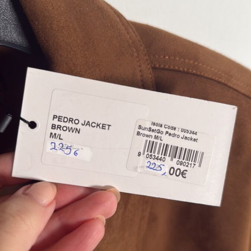 Jacket SunsetGo new brown suede size ML