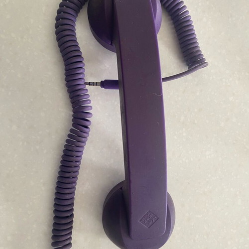 Native Union Pop Phone Retro handset purple like new
