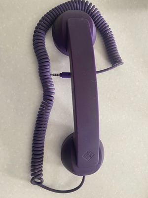 Native Union Pop Phone Retro handset purple like new