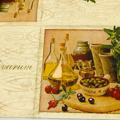 Decoupage napkin G. new, 33 x 33 cm