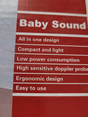 Ръчен фетален доплер Baby Sound употребяван
