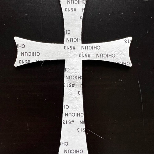 Cross stickers in silver rhinestone color new