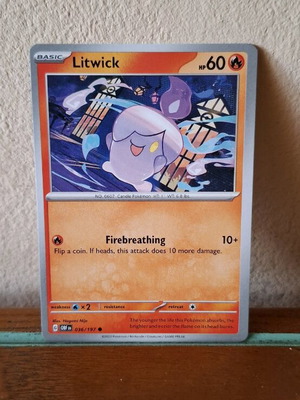 Pokemon card Litwick new