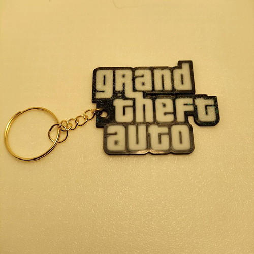 GTA keychain new before GTA 6 available in various colors