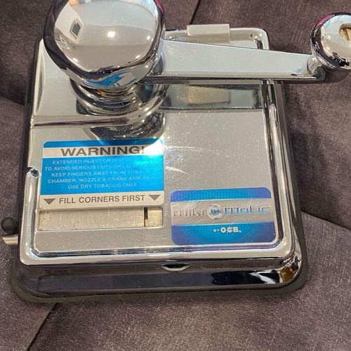 OCB cigarette machine like new with 2 tobacco cases