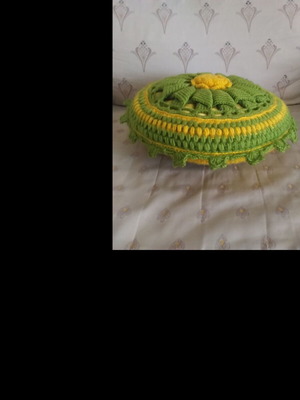 Handmade knitted pillows