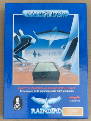Starglider Amiga game like new, complete in box