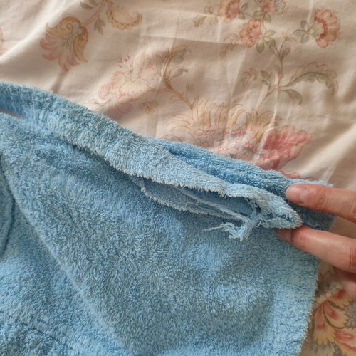 Mothercare children's bathrobe like new, blue, size 5 years