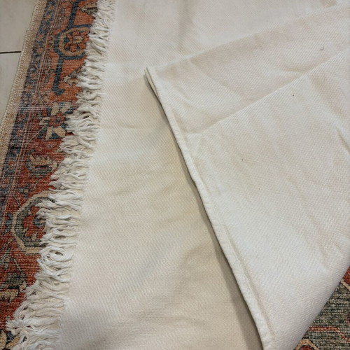 White summer throw blanket like new 1.60x1.70 m