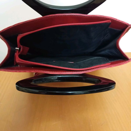 Gillian women's handbag like new, red faux leather